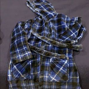 Boys Cuddle Duds hooded bathrobe szM (8/10)